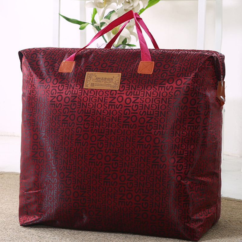 Sac de depozitare din stofă Oxford, capacitate extra mare, impermeabil, pentru lenjerie, cuverturi și haine, pentru mutări și călătorii