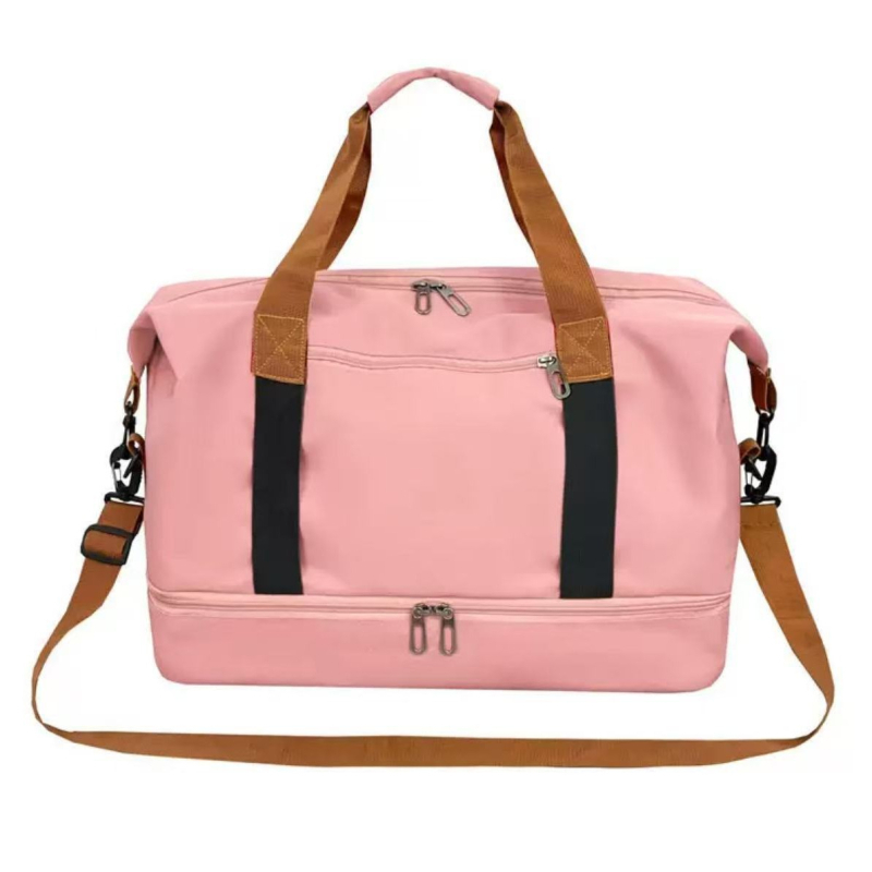 Unisex torba za putovanje preko ramena, velika kapacitet 20–35L, Oxford platno, lagana, proširiva, s vučnom šipkom