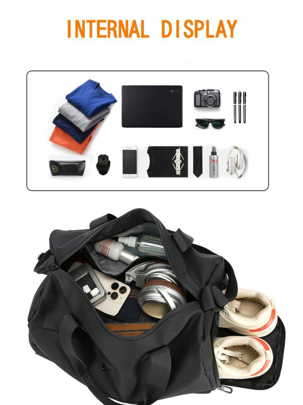 Višenamjenska putna sportska torba 20–35L, materijal film, prozračna, vodootporna, ultra lagana