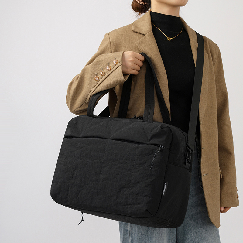 Geantă de călătorie cu capacitate mare, broderie diamant în model romb, nylon, 36–55L, respirabilă și impermeabilă, căptușeală poliester