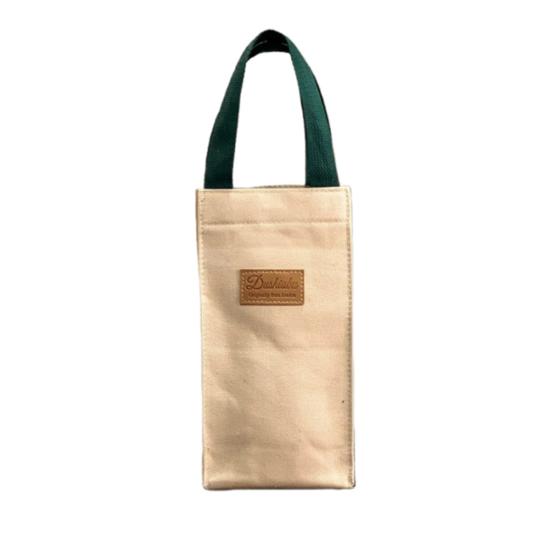 Geantă de pânză portabilă, formă cubică, multifuncțională, depozitare pentru călătorii, stil minimalist modern