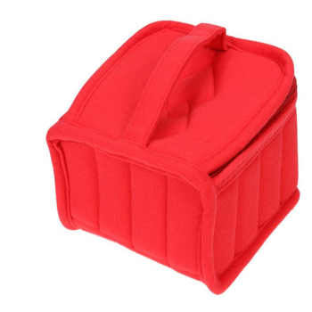 YONGCHUAN TG0105 Torba za pohranu eteričnih ulja, kubnog oblika, pamuk materijal, zatvarač, za putovanje, šminku i spavaću sobu
