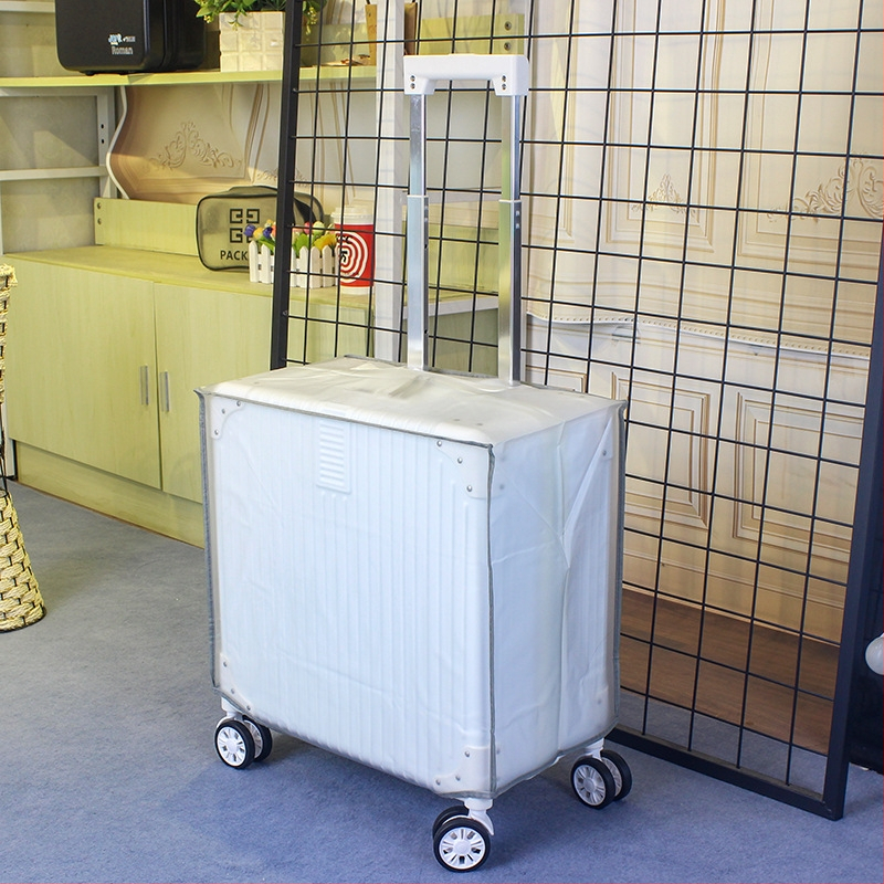 Poggyászvédő huzat, PVC vízálló, kapacitás 20 L alatt, egyszínű, szabadidős utazásokhoz