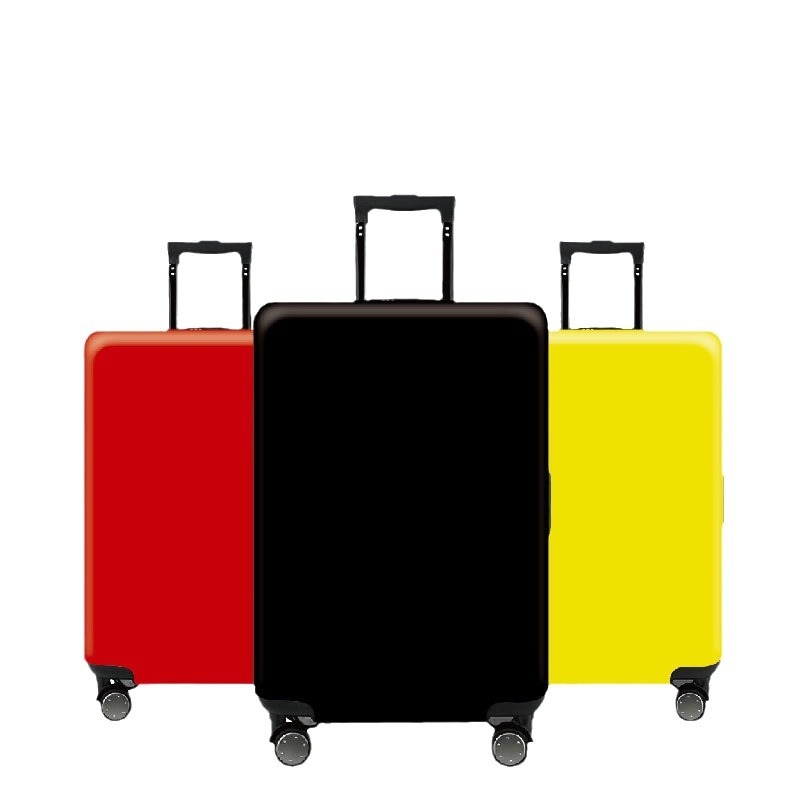 Jednobojna zaštitna navlaka za kofer s mogućnošću ispisa logotipa, minimalistički dizajn, jednostavna za postavljanje, elastična sa kopčom, za putovanja