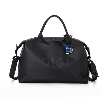 Sportska torba za fitness s odjeljkom suho/mokro, unisex torba za kratka putovanja preko ramena, PU materijal, kapacitet 36-55L, vodootporna, proširiva, podstava od poliestera