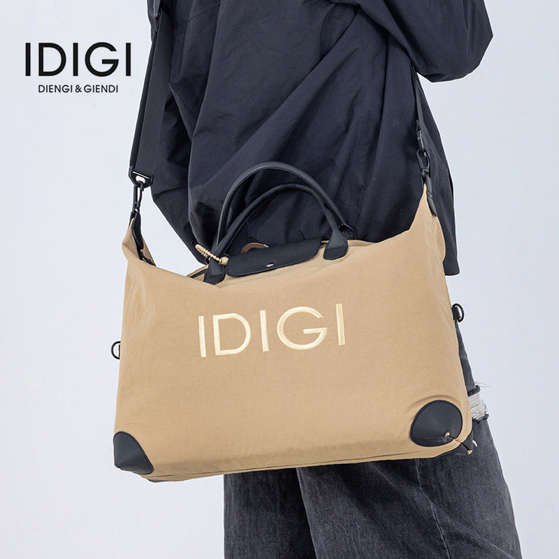 Sportska torba za fitness s odjeljkom suho/mokro, unisex torba za kratka putovanja preko ramena, PU materijal, kapacitet 36-55L, vodootporna, proširiva, podstava od poliestera