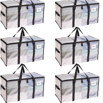 Geantă de ambalare pentru mutare – stil geantă de mână, material PE, montare în mașină, depozitare multi-scene (călătorii, bucătărie, dormitor, baie) – 48 buc./cutie