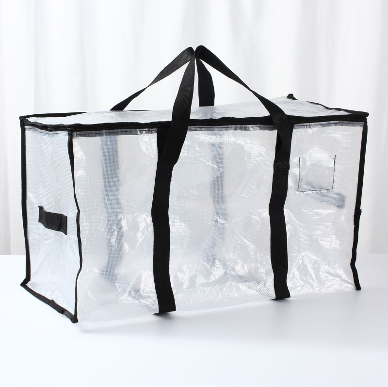 Geantă de ambalare pentru mutare – stil geantă de mână, material PE, montare în mașină, depozitare multi-scene (călătorii, bucătărie, dormitor, baie) – 48 buc./cutie