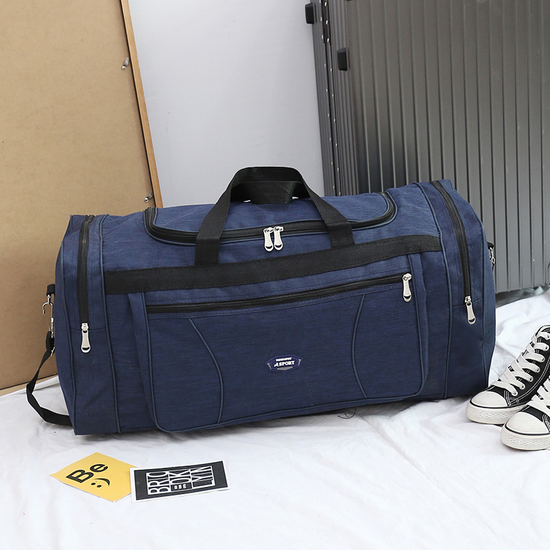 Ceļojumu duffel soma – tilpums 56–75 L, Oxford audums, nodilumizturīga, iekšpuse no sintētiskās ādas, universāla