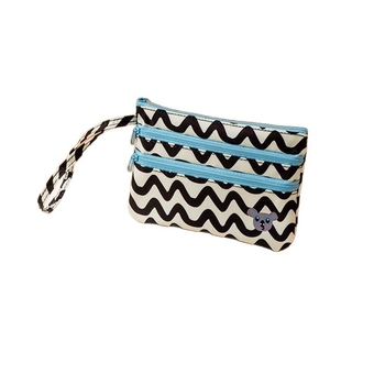 Geantă pentru carduri și documente, stil geantă de mână, din pânză, model B4323, multifuncțională pentru călătorii de recreere