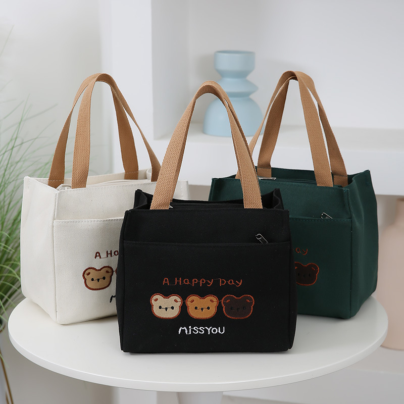 Platnena četvrtasta torbica sa zatvaračem, unutarnja džep za telefon, međusloj i platnena podstava za svakodnevnu upotrebu