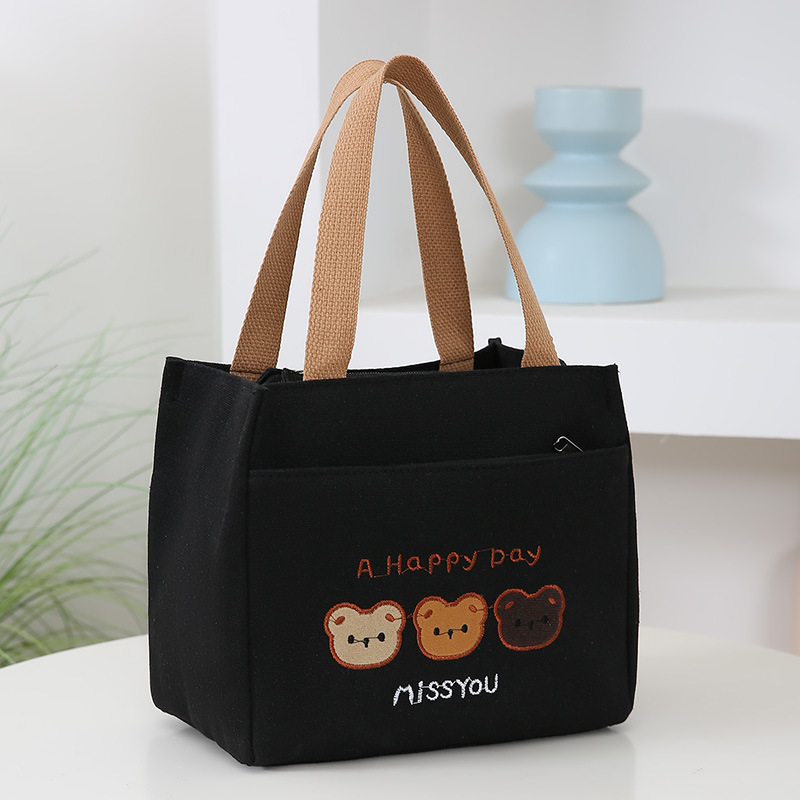 Platnena četvrtasta torbica sa zatvaračem, unutarnja džep za telefon, međusloj i platnena podstava za svakodnevnu upotrebu