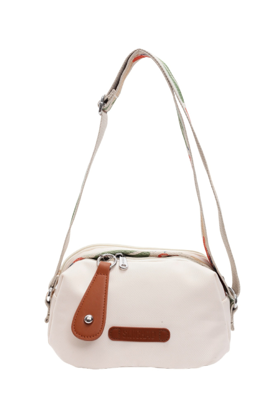 Crossbody torba za muškarce i žene, unisex dizajn, Oxford platno, ovalni oblik, zatvarač, podstava od poliestera