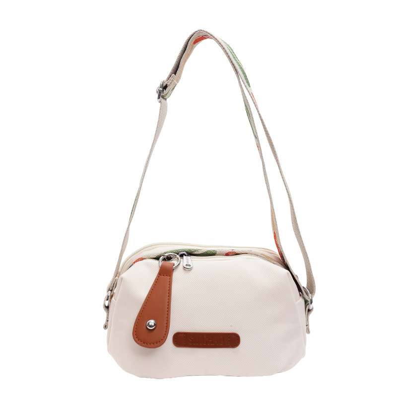Crossbody torba za muškarce i žene, unisex dizajn, Oxford platno, ovalni oblik, zatvarač, podstava od poliestera
