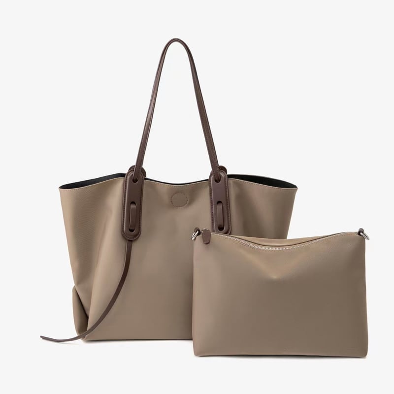 Ženska tote torba od Oxford platna, vodootporna, košarastog oblika, otvoreni gornji dio, podstava poliester