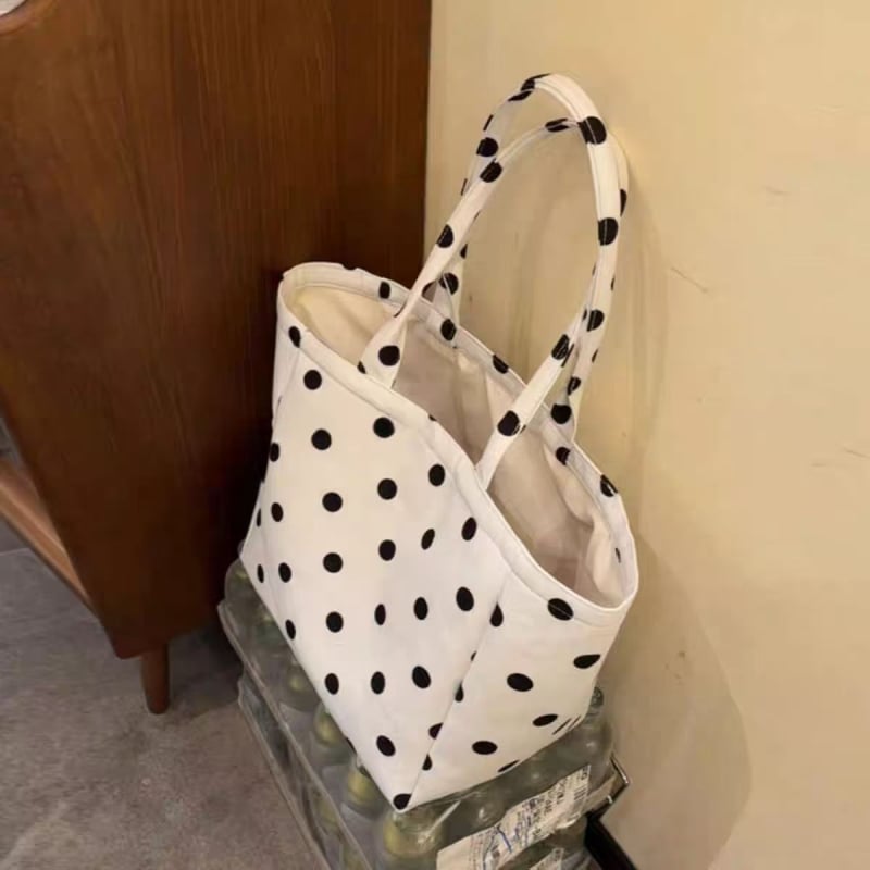 Platnena Tote torba - horizontalni kvadratni oblik, podstava od poliestera, izlazak u jeseni 2025., idealna za svakodnevnu upotrebu