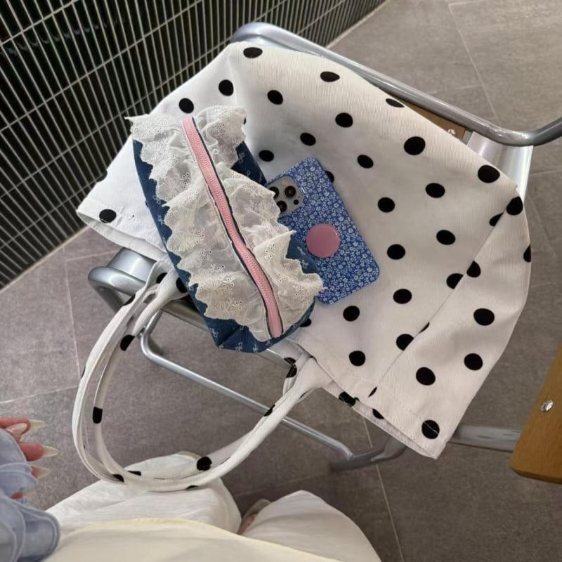 Platnena Tote torba - horizontalni kvadratni oblik, podstava od poliestera, izlazak u jeseni 2025., idealna za svakodnevnu upotrebu