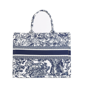 Platnena torba za nošenje s tigrovom vezo, nacionalni stil, za svakodnevnu upotrebu (Materijal: platno; Oblik: vodoravni kvadrat; Otvaranje: zip; Unutarnji džep sa zipom; Podstava: poliester)