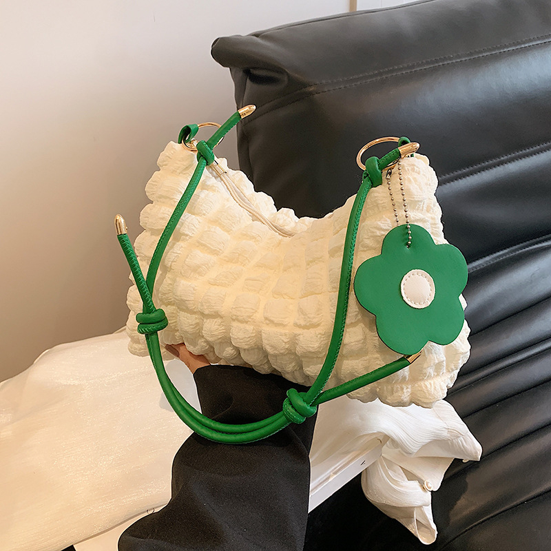 Platnena torbica preko ramena s ZIP-om, oblik knedle, gradski minimalistički stil, bez podstave