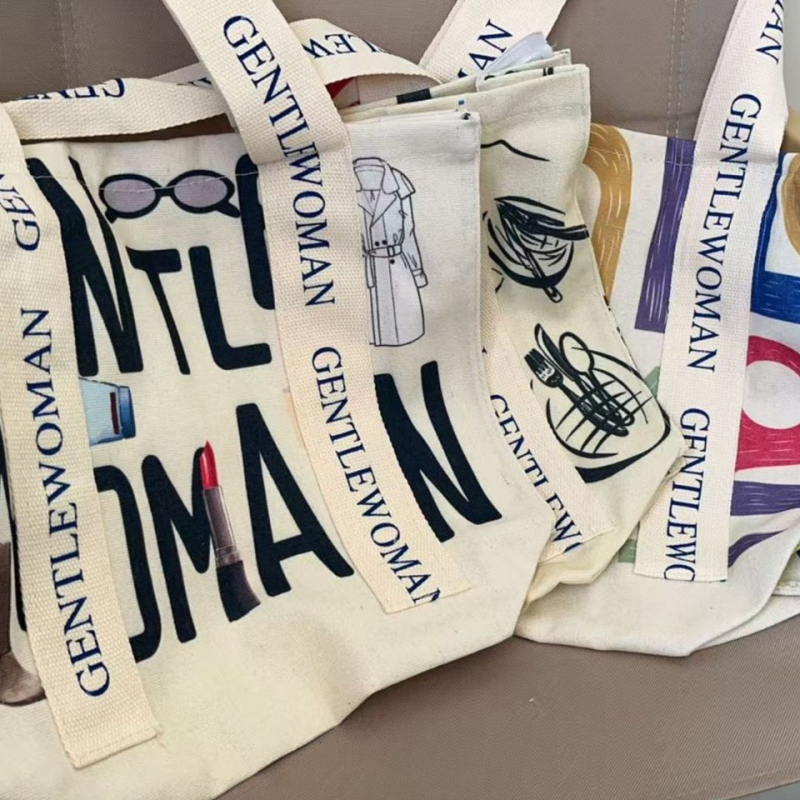 Unisex Tote torba s platnenom podstavom za svakodnevnu upotrebu