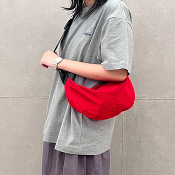 Xiangjun Dumpling torba, unisex stil, Oxford platno, crossbody sa zatvaračem, poliester podstava, unutarnji džep sa zatvaračem i džep za telefon