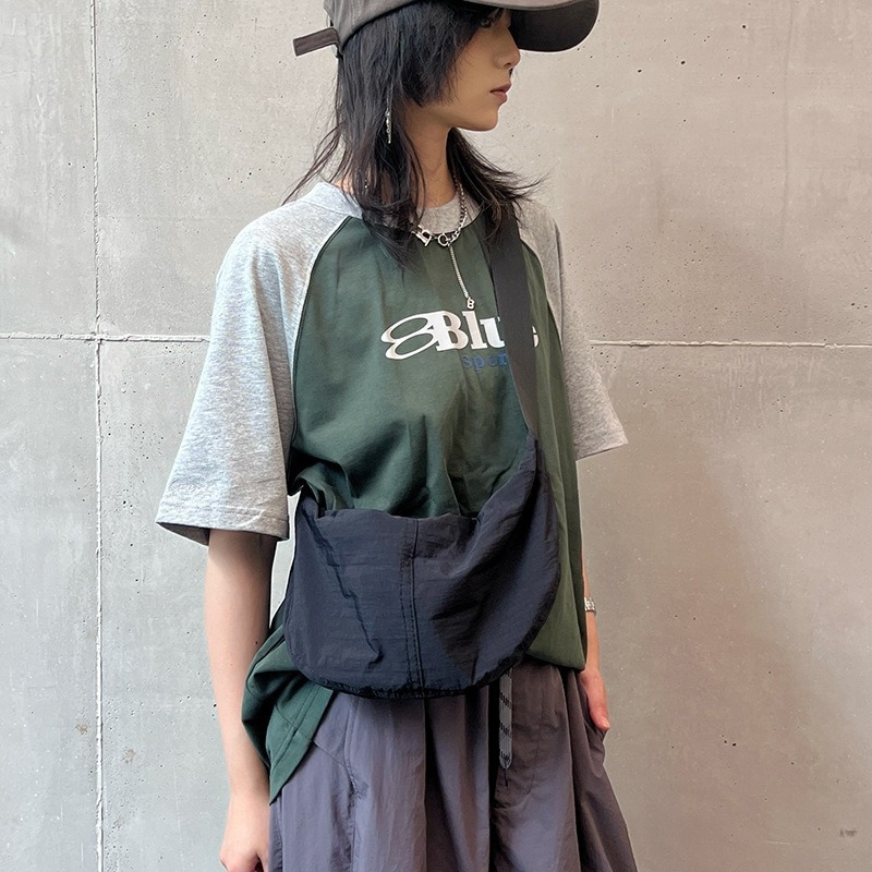 Xiangjun Dumpling torba, unisex stil, Oxford platno, crossbody sa zatvaračem, poliester podstava, unutarnji džep sa zatvaračem i džep za telefon