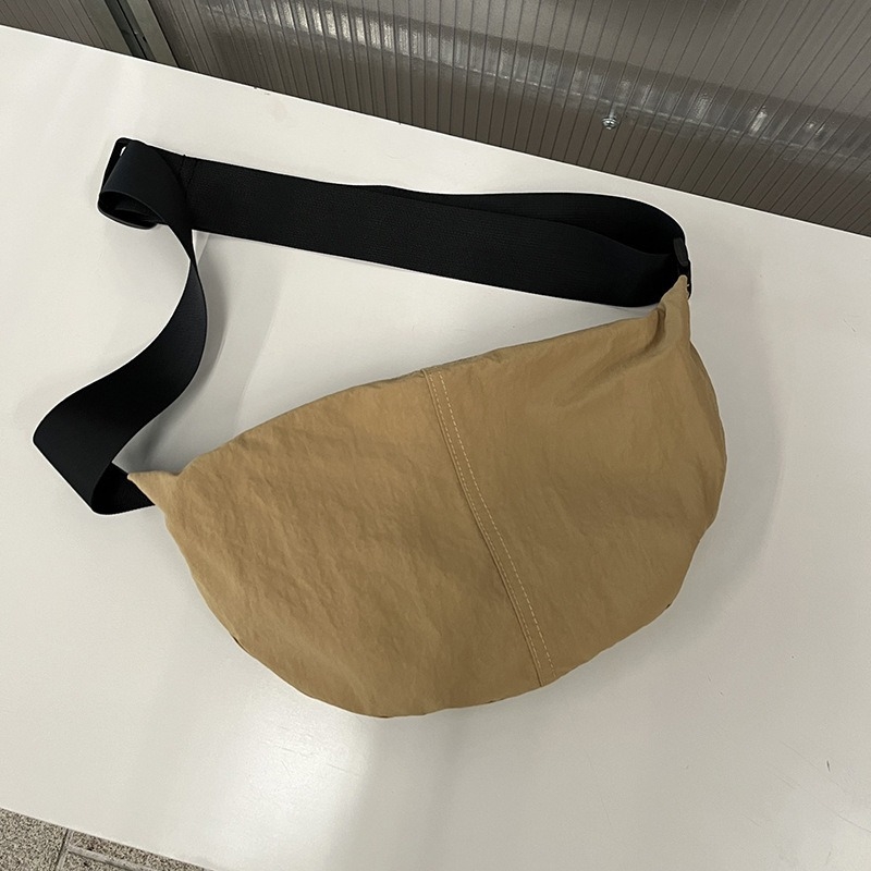 Xiangjun Dumpling torba, unisex stil, Oxford platno, crossbody sa zatvaračem, poliester podstava, unutarnji džep sa zatvaračem i džep za telefon