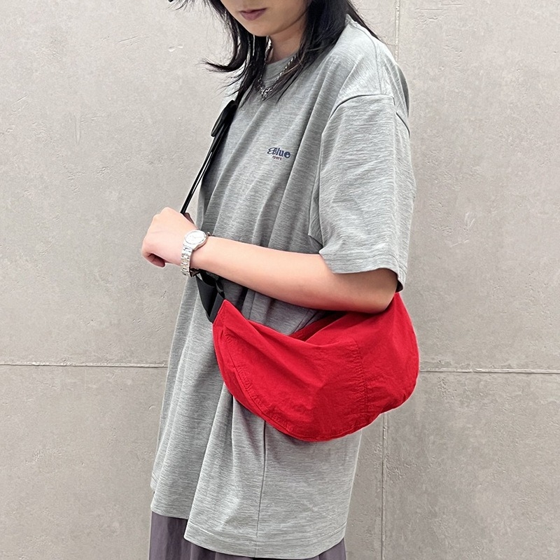 Xiangjun Dumpling torba, unisex stil, Oxford platno, crossbody sa zatvaračem, poliester podstava, unutarnji džep sa zatvaračem i džep za telefon