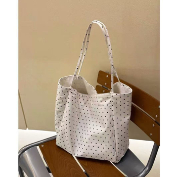 Uniszex vászon tote táska laminált cipzáras zsebbel, tavasz 2024