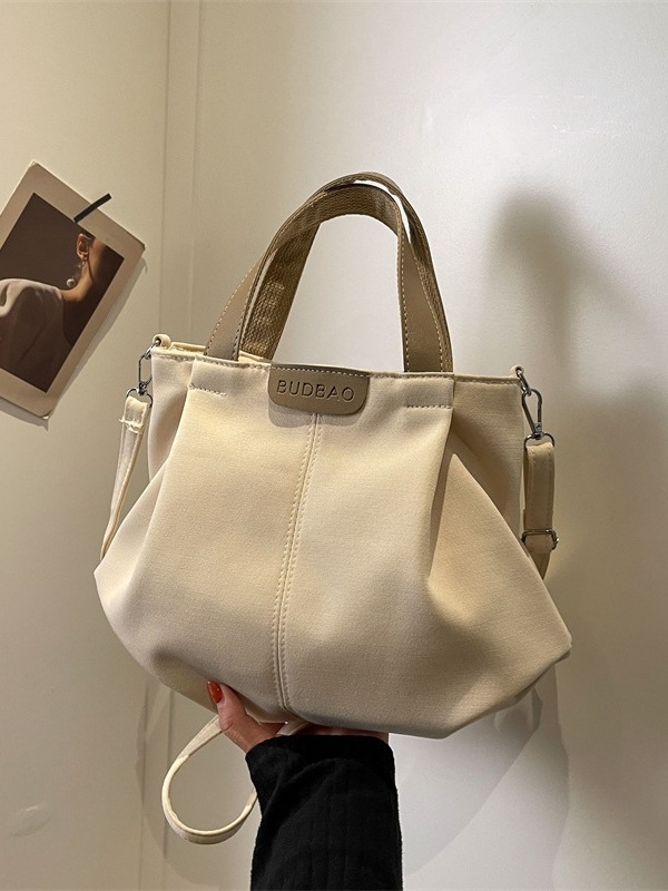 Nylon tote torba za poslovna putovanja — horizontalni kvadratni oblik, zatvarač, unutarnja džep s zipom, vanjski džep, poliester podstava