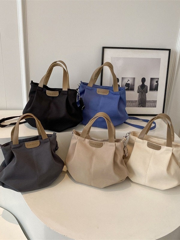 Nylon tote torba za poslovna putovanja — horizontalni kvadratni oblik, zatvarač, unutarnja džep s zipom, vanjski džep, poliester podstava