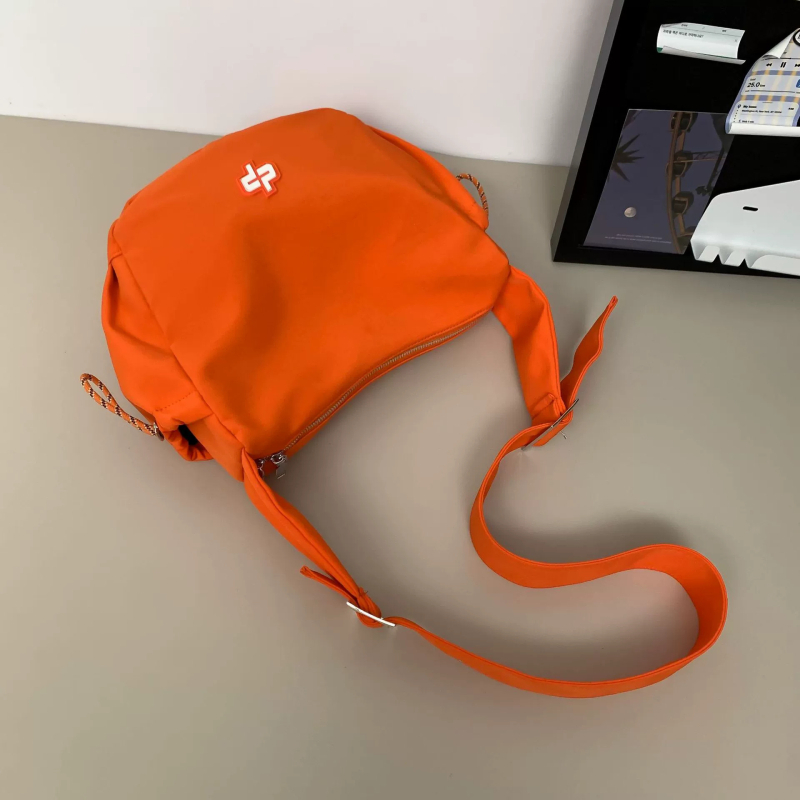 Unisex dumpling torba od najlona, zatvarač, unutarnja džep na zip