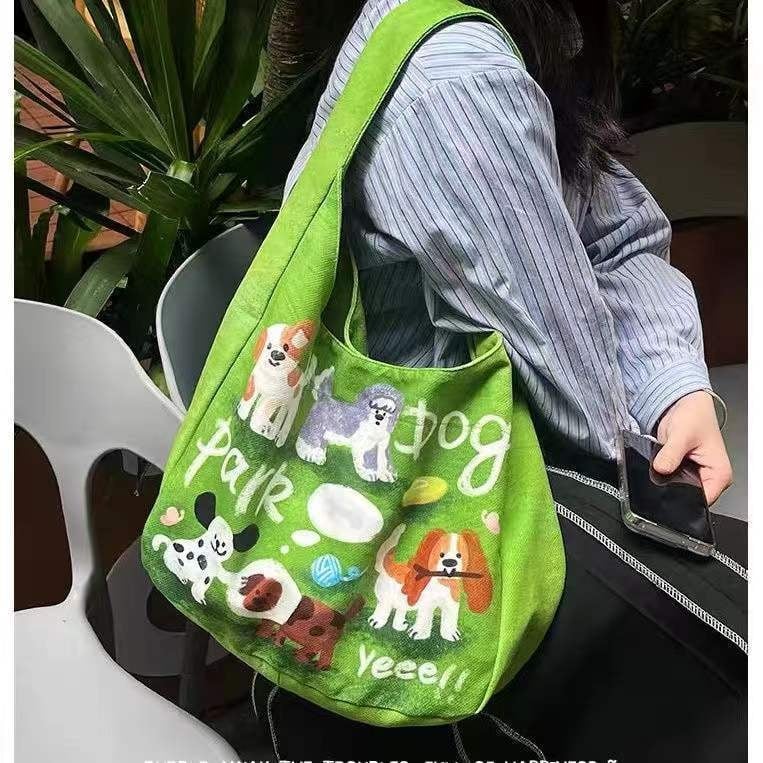 Unisex platnena Tote torba za svakodnevnu upotrebu – proljeće 2025