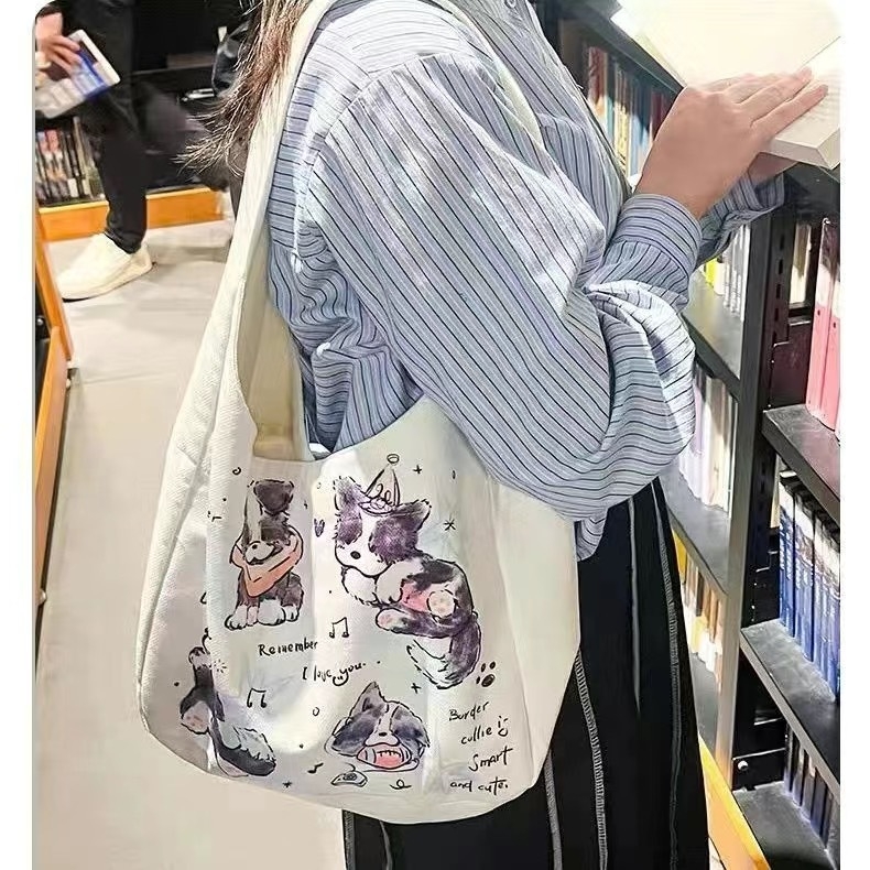 Unisex platnena Tote torba za svakodnevnu upotrebu – proljeće 2025