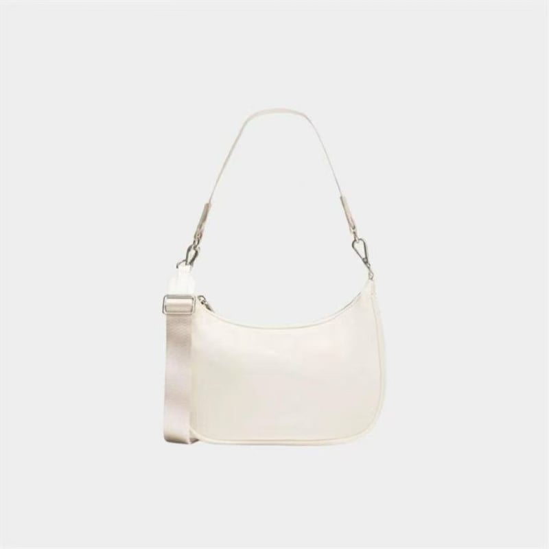 Lululemon Underarm Crossbody Torba – Kanvas, Ovalni Oblik, Zip Zatvaranje, Najlonska Unutrašnjost, Gradski Minimalistički Stil