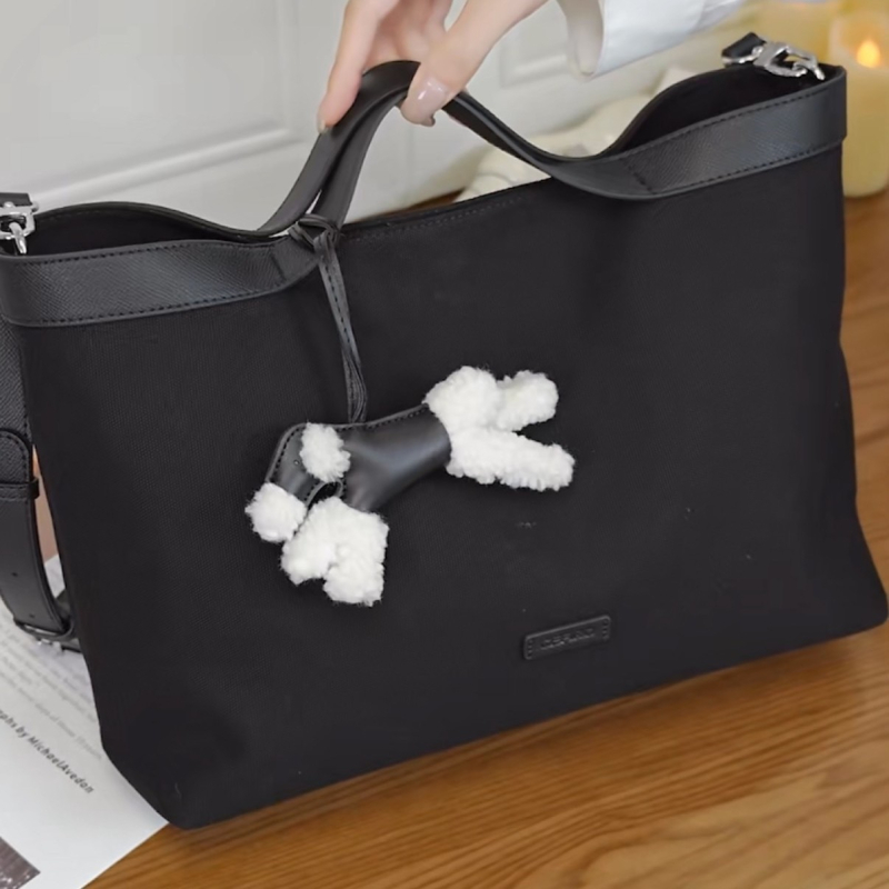 Platnena tote torba, velika kapaciteta, svakodnevna crossbody torba za žene, s džepom na zip i džepom za telefon, podstava od tkanine