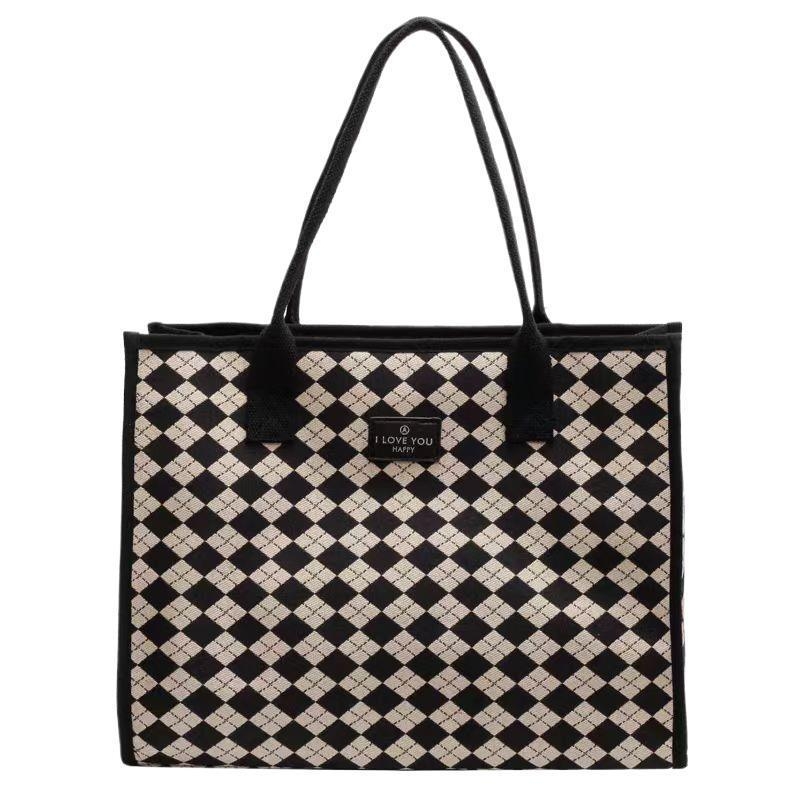 Casual PU platnena torba – unisex stil, podstava od konoplje, svakodnevna upotreba, proljeće 2025