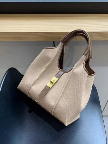 Geantă bucket din PU pentru femei, cu o curea, deschidere deschisă, buzunar intern cu fermoar