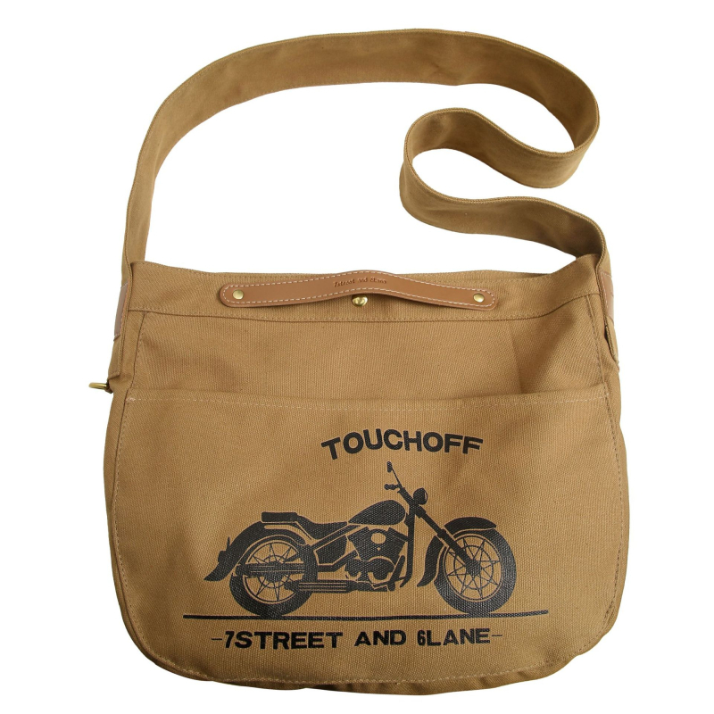 Geantă Tote de damă din pânză, închidere cu fermoar, formă verticală pătrată, buzunar interior cu fermoar, curea de umăr simplă