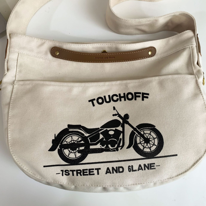 Geantă Tote de damă din pânză, închidere cu fermoar, formă verticală pătrată, buzunar interior cu fermoar, curea de umăr simplă