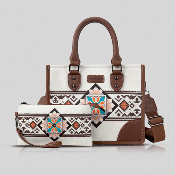 Platnena Tote torba u boho etničkom stilu s vintage izgledom; zatvarač na zip; podstava od poliester; vodoravni kvadratni oblik; unutarnja zip torba i džep za identifikaciju.