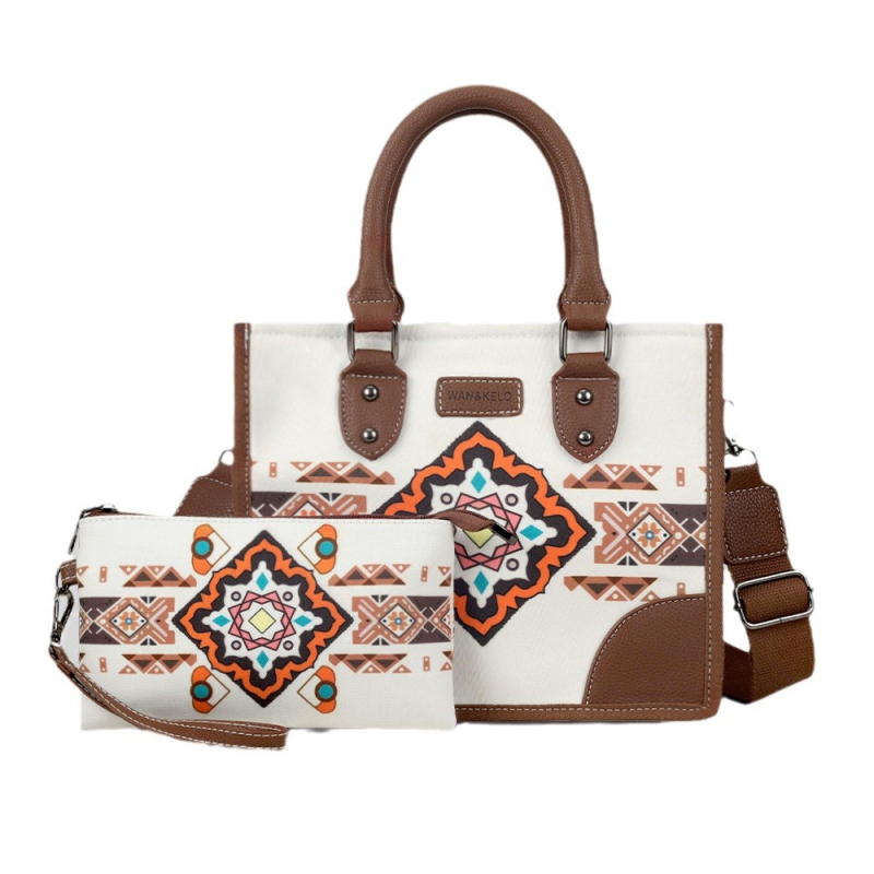 Platnena Tote torba u boho etničkom stilu s vintage izgledom; zatvarač na zip; podstava od poliester; vodoravni kvadratni oblik; unutarnja zip torba i džep za identifikaciju.