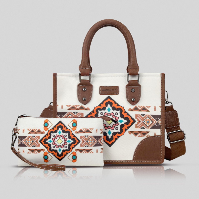 Platnena Tote torba u boho etničkom stilu s vintage izgledom; zatvarač na zip; podstava od poliester; vodoravni kvadratni oblik; unutarnja zip torba i džep za identifikaciju.