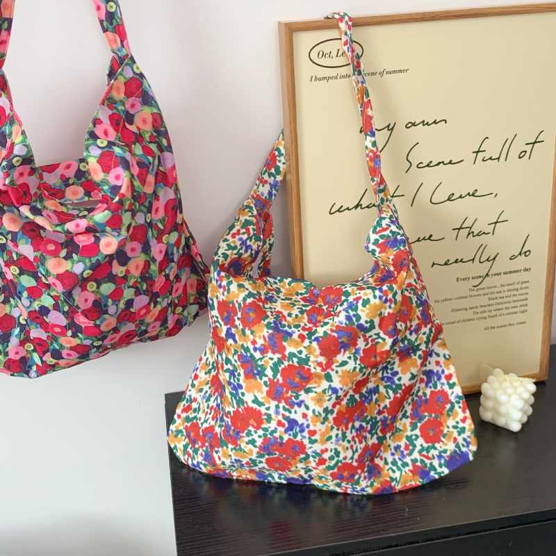 Torba za ramena s leopard printom i cvjetnim uzorkom, poliester materijal, ulični stil, vertikalni kvadratni oblik