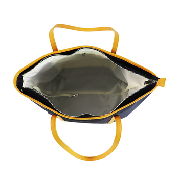 Geantă tote impermeabilă pentru femei din Nylon Oxford, stil de mers la serviciu, logo personalizat, capacitate mare, buzunare interne pentru telefon/ID/laptop