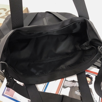Tote torba od Oxford platna, gradski stil, vertikalno kvadratnog oblika, zatvaranje zipom, poliester podstava, unutarnji džepovi: zip, džep za telefon, džep za identifikacijsku karticu