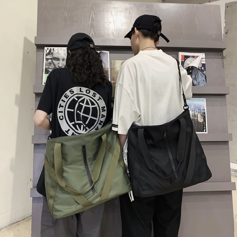 Tote torba od Oxford platna, gradski stil, vertikalno kvadratnog oblika, zatvaranje zipom, poliester podstava, unutarnji džepovi: zip, džep za telefon, džep za identifikacijsku karticu