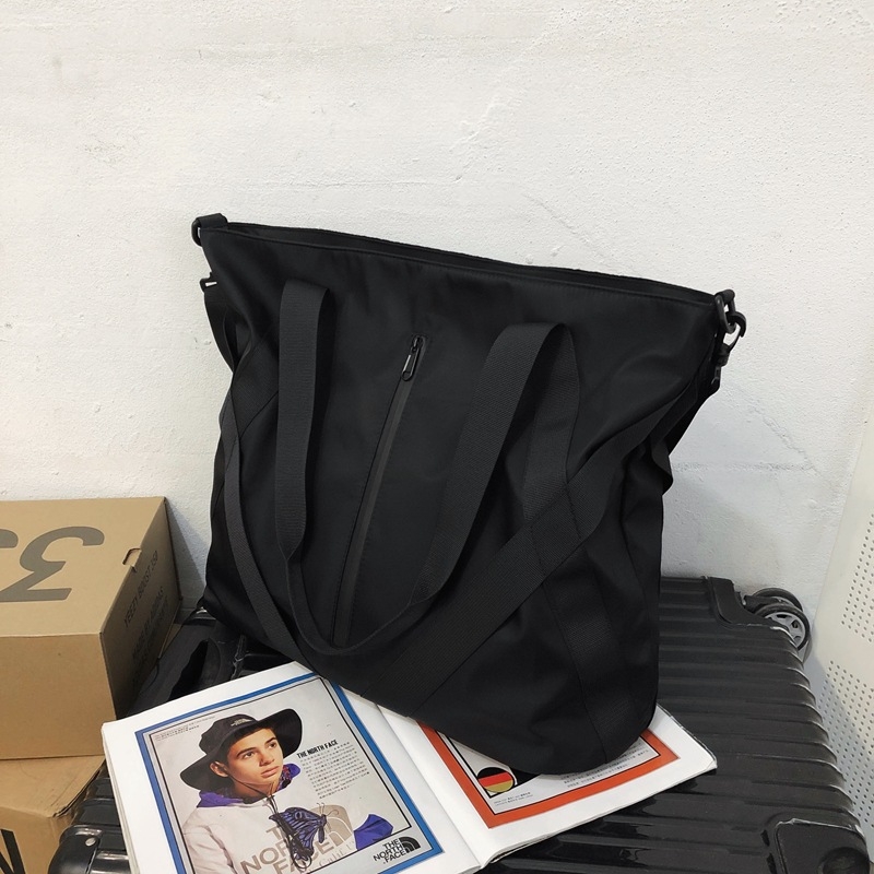 Tote torba od Oxford platna, gradski stil, vertikalno kvadratnog oblika, zatvaranje zipom, poliester podstava, unutarnji džepovi: zip, džep za telefon, džep za identifikacijsku karticu