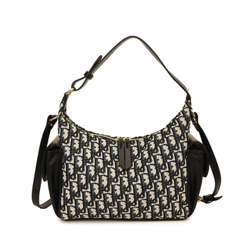 Damska torbica za rame u urbanoj jednostavnosti, platno, crossbody, zatvarač