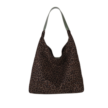 Leopard uzorak tote torba, sintetička koža, vodoravni kvadratni oblik, magnetsko zatvaranje, unutarnji džepovi za telefon i dokumente.